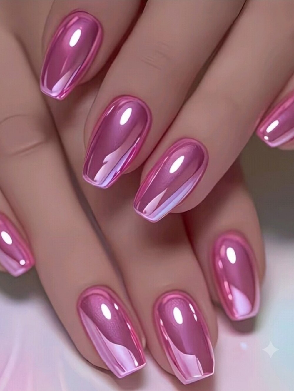 Y2K Metallic Pink Press-On Nail Bundle | Complete Application & Remover Kit 🎀